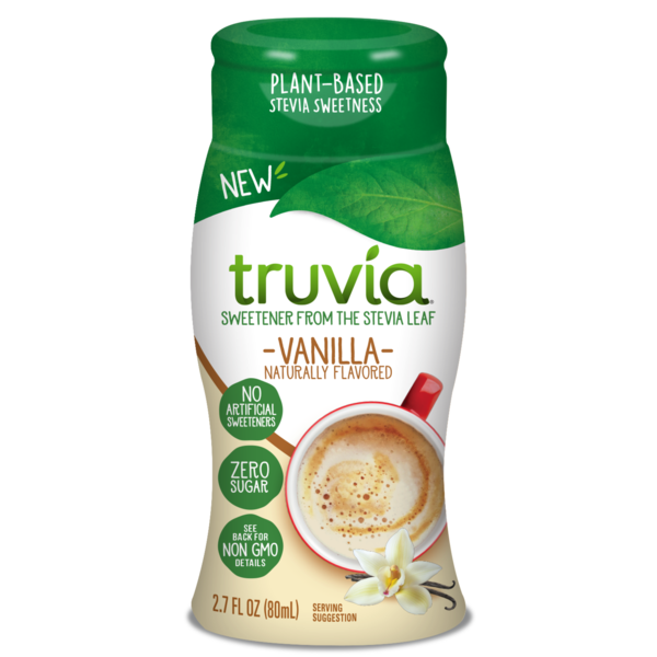 Bulk Sugar & Sweeteners Truvia Vanilla Zero-Calorie Liquid Sweetener From The Stevia Leaf, 2.7 Fl Oz hero