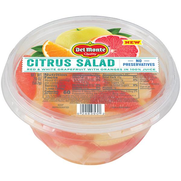 Packaged Vegetables & Fruits Del Monte Citrus Salad hero