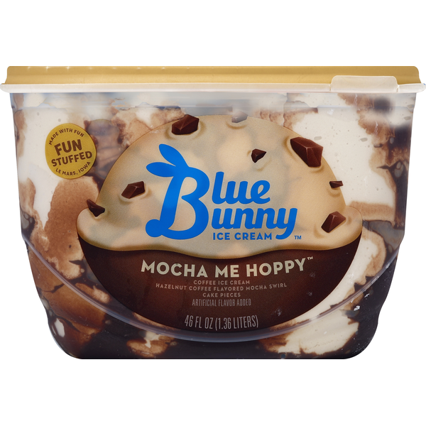 Ice Cream & Ice Blue Bunny Ice Cream, Mocha Me Hoppy hero