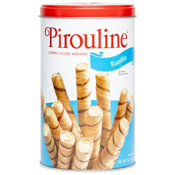 Cream Pirouline Vanilla Creme Filled Rolled Wafers hero