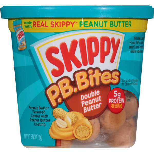 Cookies & Cakes SKIPPY PB Bites, Double Peanut Butter hero