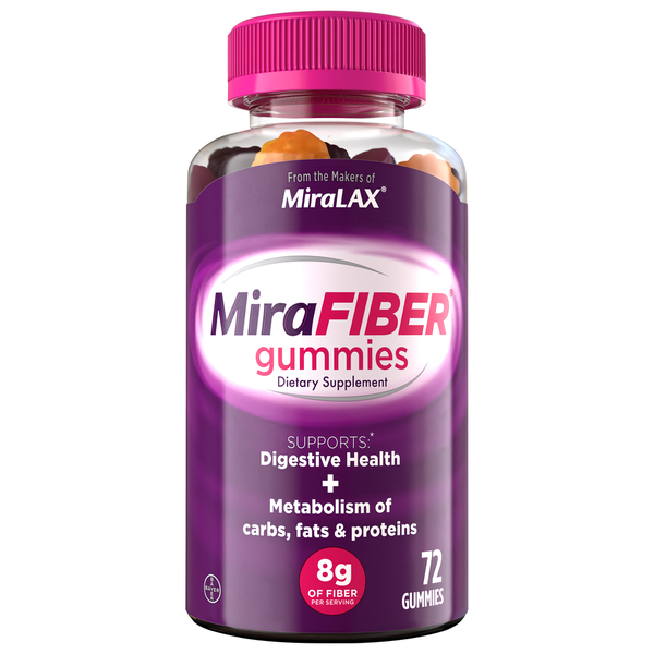 MiraFiber Dietary Supplement, Gummies hero