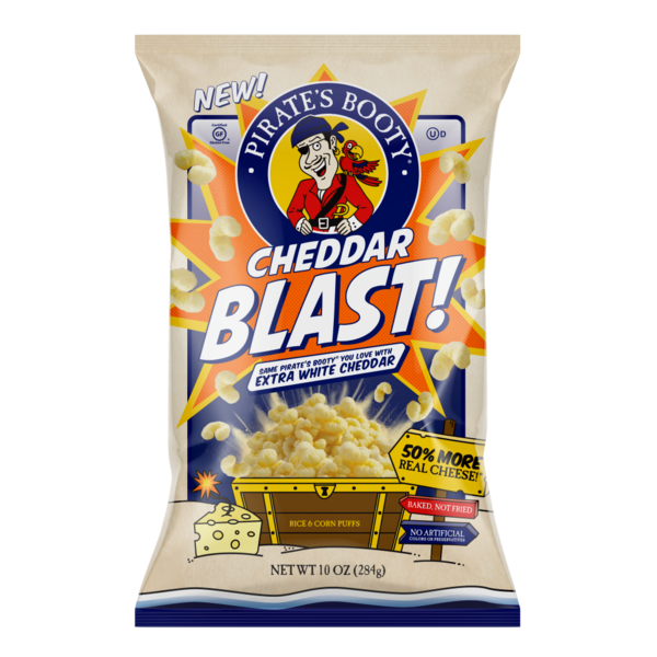 Chips & Pretzels Pirate's Booty Cheddar Blast hero