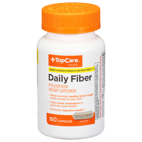 Digestion TopCare Daily Fiber, Capsules hero