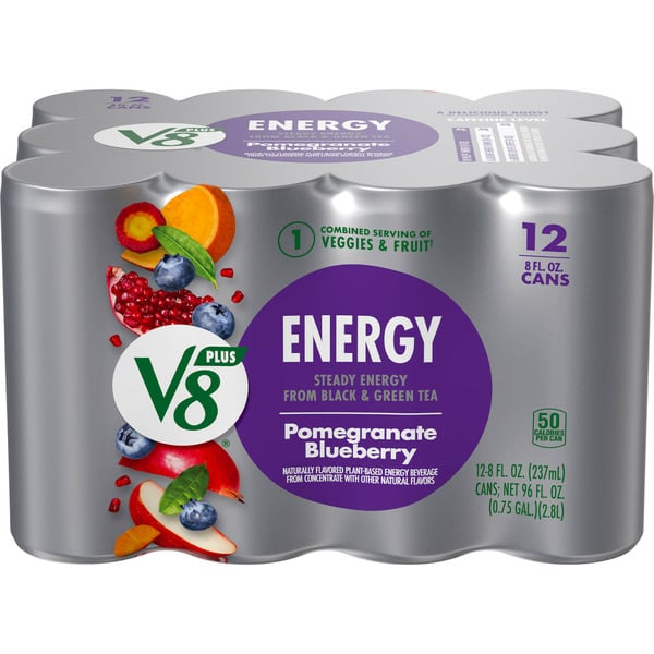 Juice & Nectars V8 Pomegranate Blueberry Juice Energy Drink hero