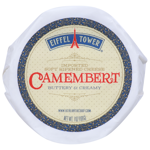 Specialty Cheeses Eiffel Tower Camembert Cheese, Buttery & Creamy hero