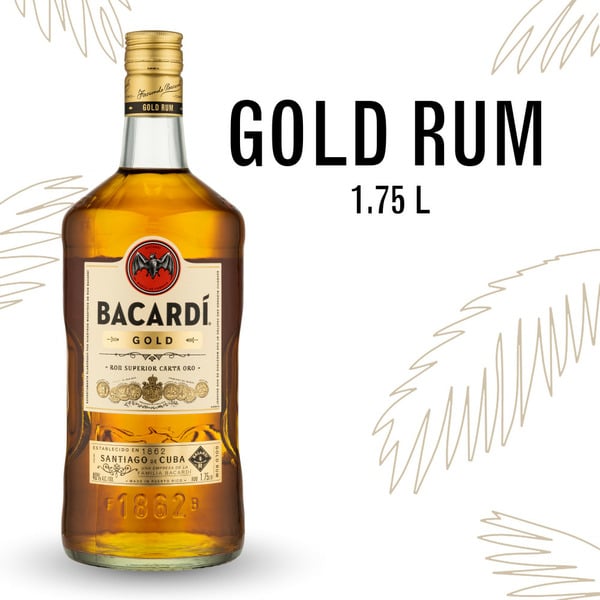 Spirits Bacardí® Gold Rum, Gluten Free hero