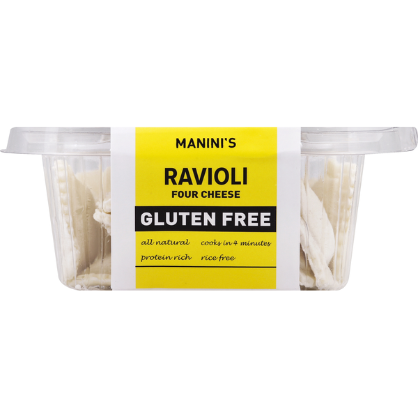 Fresh Pasta Manini’s Ravioli, Gluten Free, Four Cheese hero