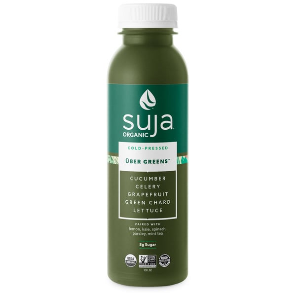 Refrigerated Juice (Produce) Suja Organic Über Greens Organic Vegetable & Fruit Juice Drink hero