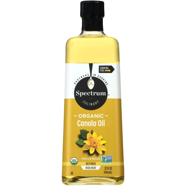 Oils & Vinegars Spectrum Culinary Organic Canola Oil hero