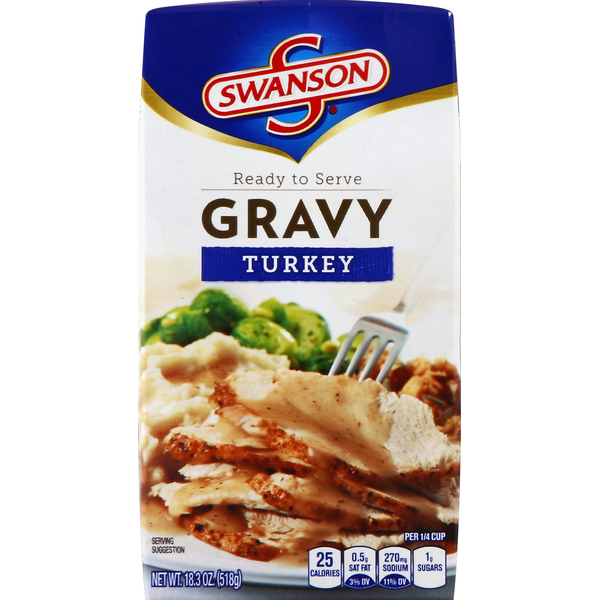 Marinades & Meat Preparation Swanson's Gravy, Turkey hero