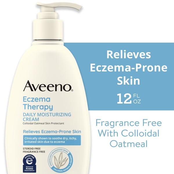 Body Lotions & Soap Aveeno Eczema Therapy Daily Soothing Body Cream, Steroid-Free hero