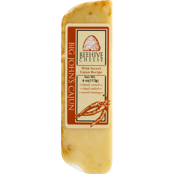 Packaged Cheese Beehive Cheese Co. Cheese, Big John's Cajun hero