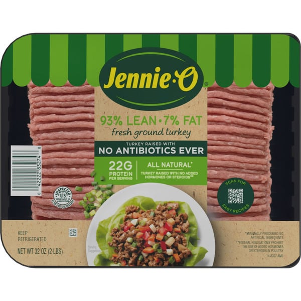 Jennie-o Turkey Store Ground Turkey 93% Lean / 7% Fat - Raised With No Antibiotics hero