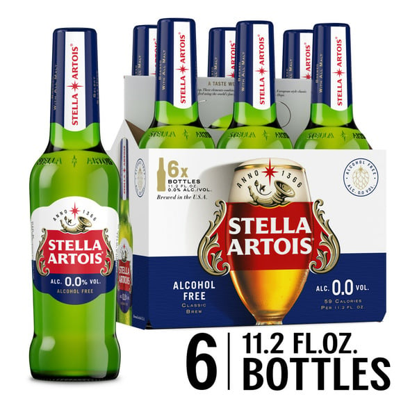 Non-Alcoholic Beer & Wine Stella Artois 0.0 Non Alcoholic Beer, Alcohol Free Lager hero