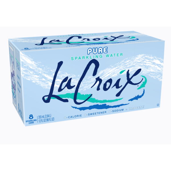 Water, Seltzer & Sparkling Water LaCroix Sparkling Water, Pure hero