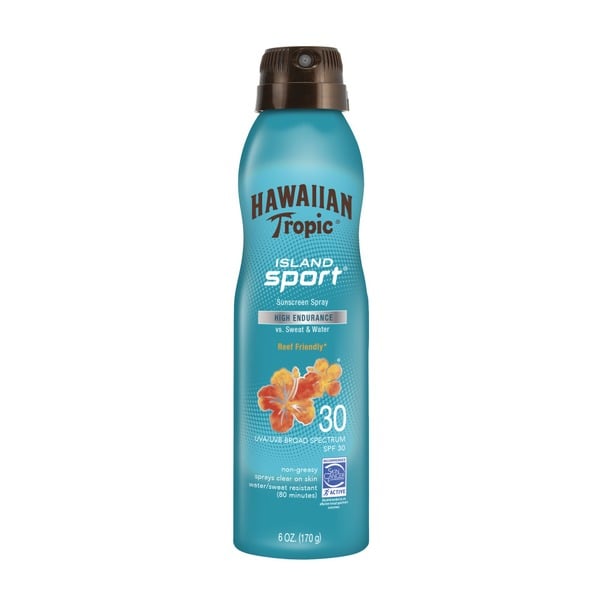 Body Lotions & Soap Hawaiian Tropic Island Sport Clear Spray Reef Safe Sunscreen Broad Spectrum hero