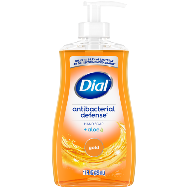 Dial Liquid Hand Soap Antibacterial Defense Gold hero