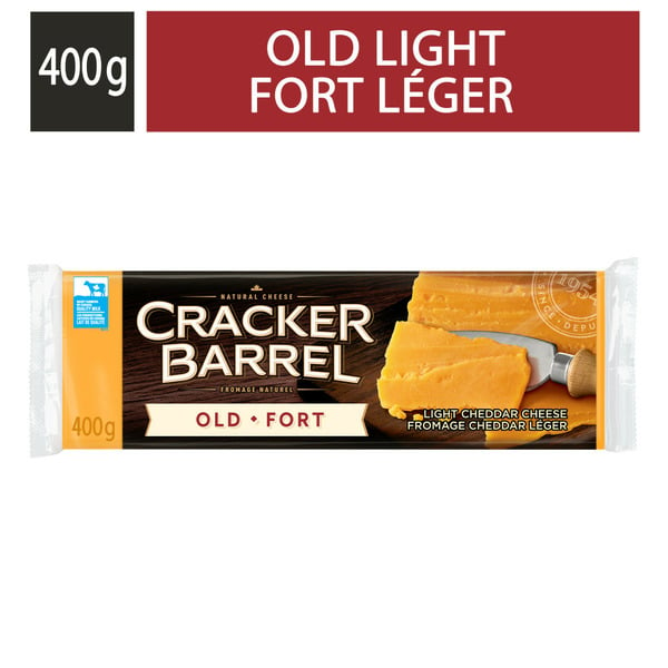 Other Creams & Cheeses Cracker Barrel Cheddar Coloured Old Lite Cheese hero