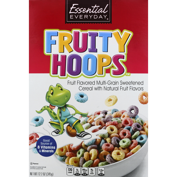 Cereal Essential Everyday Cereal, Fruity Hoops hero