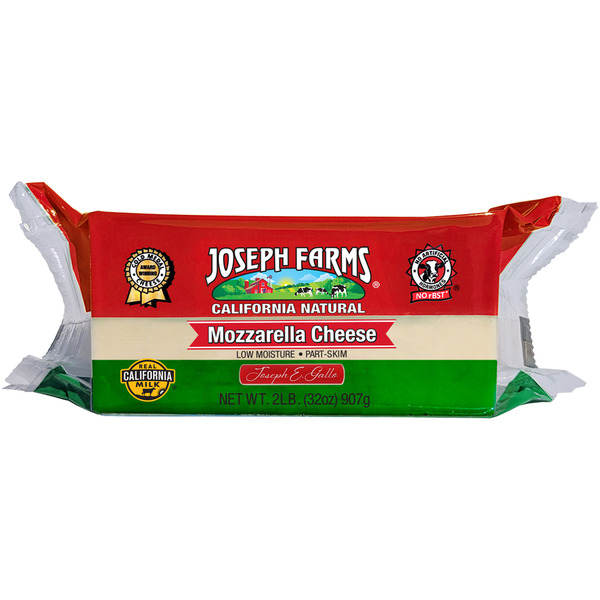 Packaged Cheese Joseph Farms Mozzarella Cheese hero