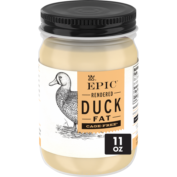 Oils, Vinegars & Fats EPIC Rendered Duck Fat, Keto Friendly, Gluten Free hero