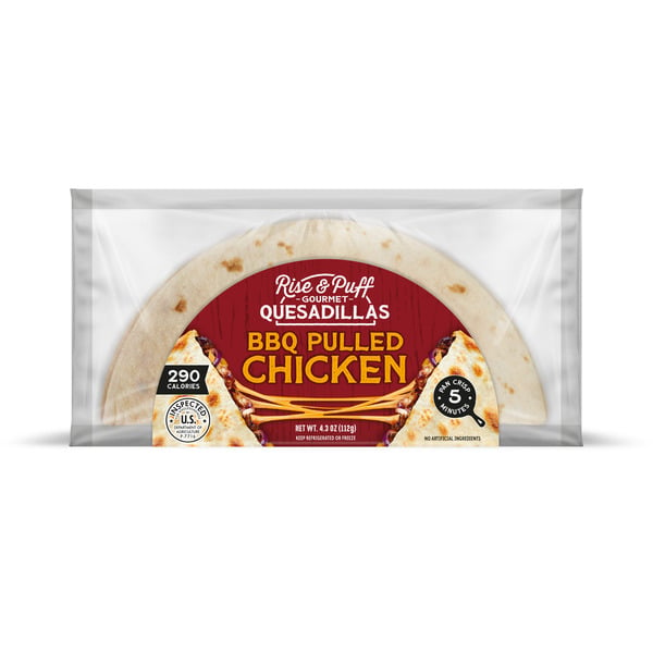 Prepared Meals Rise & Puff BBQ Chicken Quesadilla hero