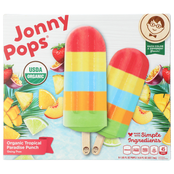 Jonnypops Organic Popsicles hero