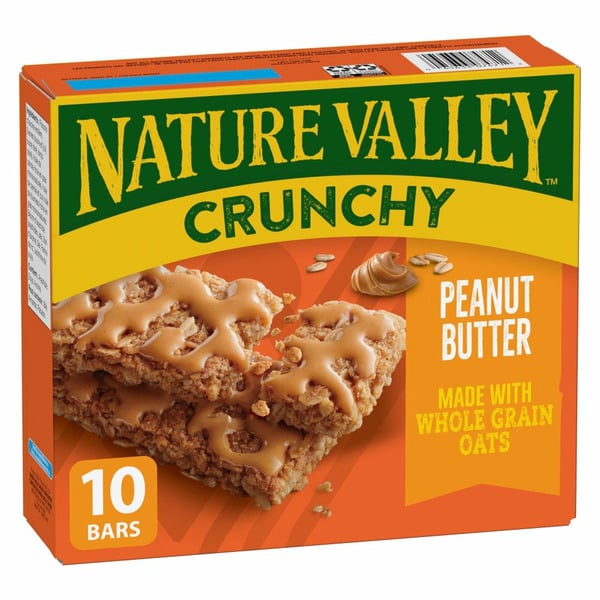 Breakfast Bars & Pastries Nature Valley Crunchy Granola Bars, Peanut Butter hero