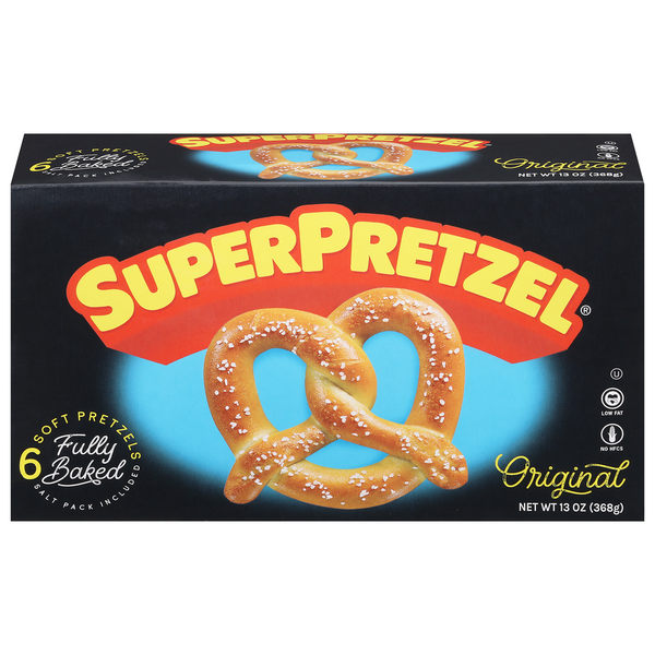 Frozen Appetizers & Sides SUPERPRETZEL Original Soft Pretzels hero