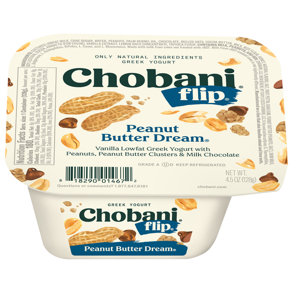 Yogurt/Kefir Chobani Yogurt, Greek, Peanut Butter Dream hero