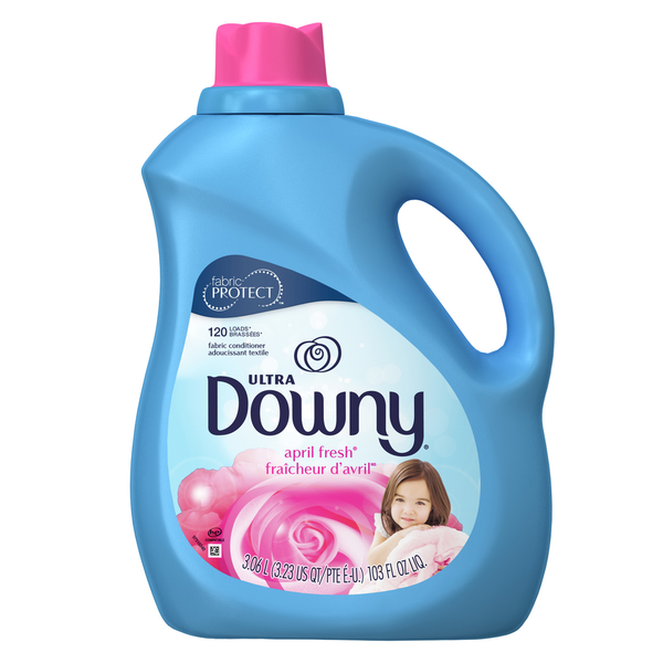 Laundry Downy Ultra Liquid Fabric Conditioner (Fabric Softener), April Fresh, 120 Loads hero