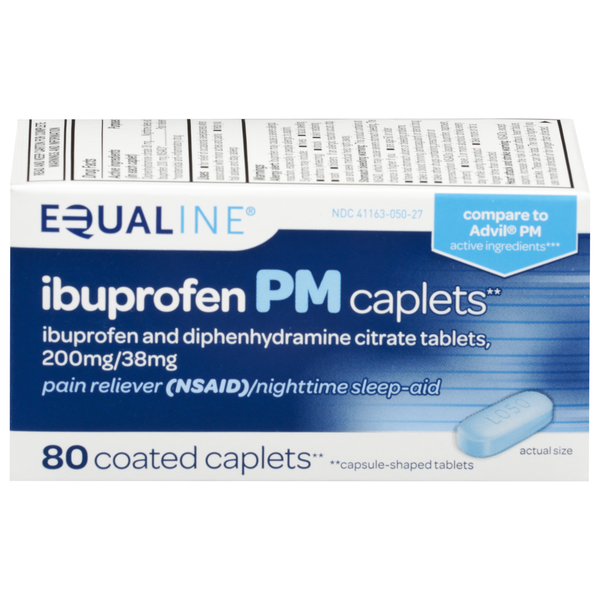 Muscles, Joints & Pain Relief Equaline Ibuprofen PM, Caplets hero