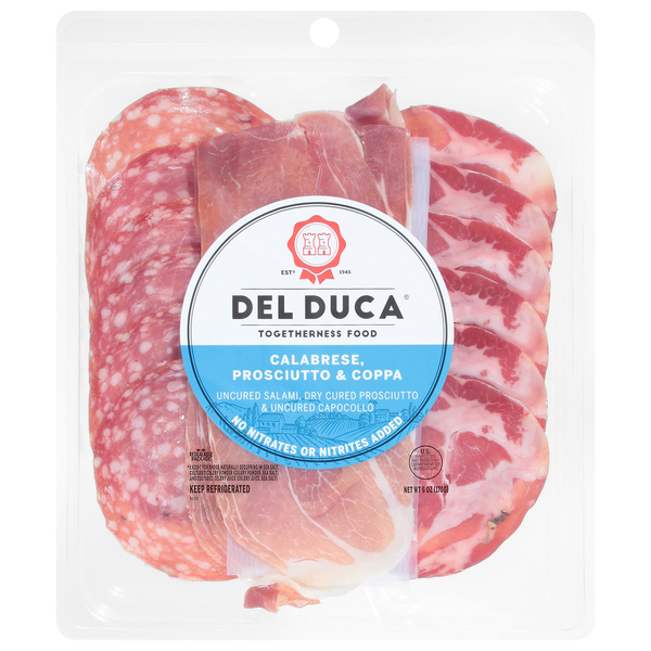 Lunch Meat Del Duca Calabrese, Prosciutto & Coppa hero