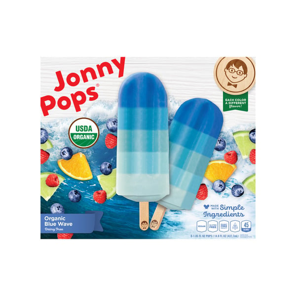 JonnyPops Organic Blue Wave hero