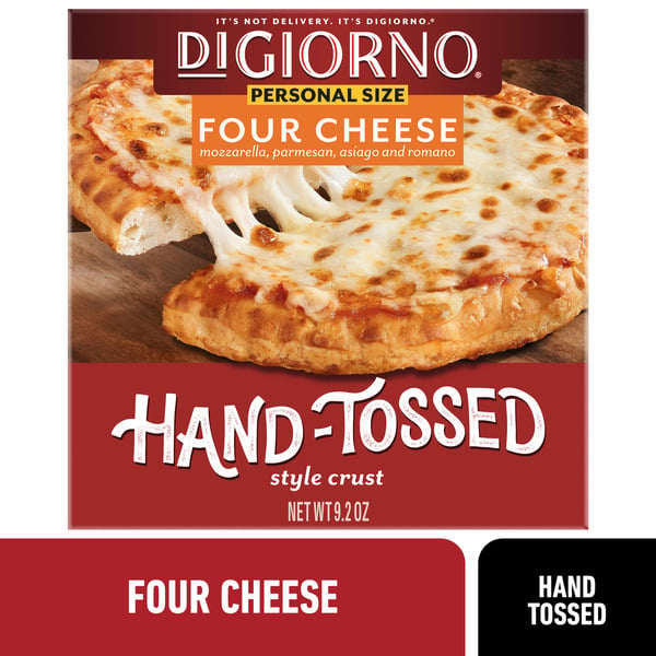 Frozen Pizza DiGiorno Small Four Cheese Traditional Crust Frozen Pizza hero