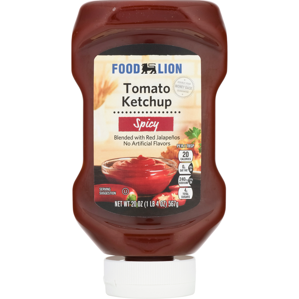 Condiments Food Lion Spicy Ketchup with Red Jalapeno hero