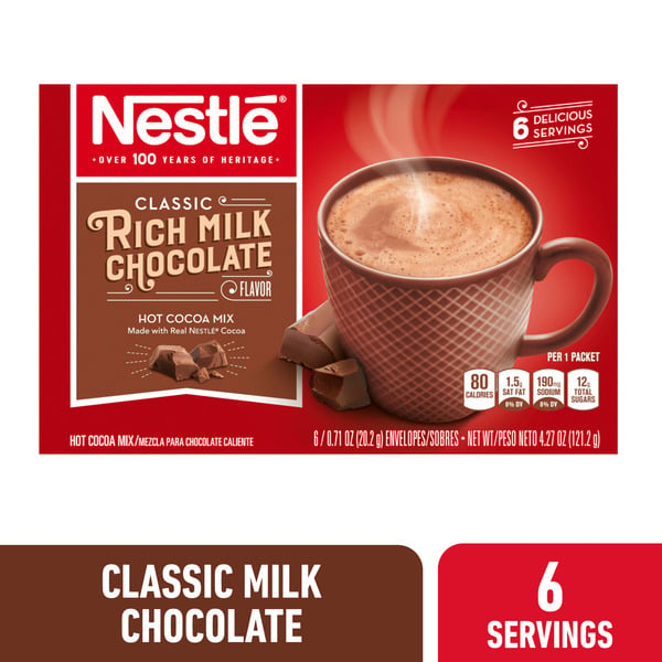 Cocoa & Drink Mixes Nestle Hot Cocoa Rich Milk Chocolate Hot Cocoa Mix hero