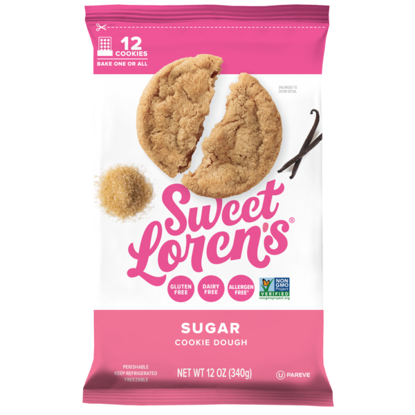 Cookies & Cakes Sweet Loren's  Ready to Bake Sugar Cookie Dough, Gluten Free & Vegan hero