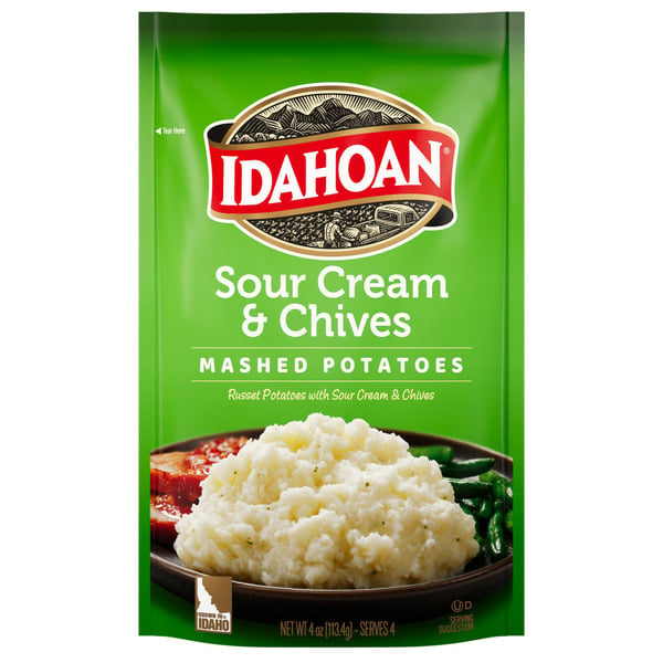 Boxed Meals & Side Dishes Idahoan® Sour Cream & Chives Mashed Potatoes hero