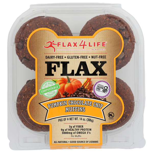 Flax4Life Muffin Pumpkin Choc Chip hero