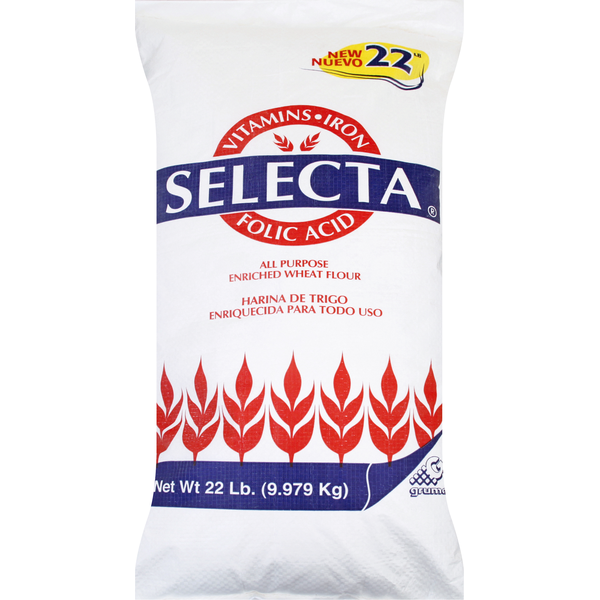 Baking Ingredients Selecta Wheat Flour, Enriched, All Purpose hero