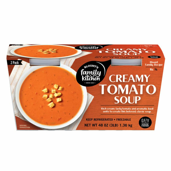 Prepared Soups & Salads Blount Creamy  Blount Creamy Tomato Soup 2/24 Oz  (3 Lbs) hero