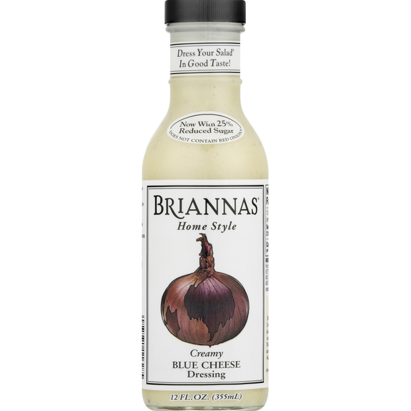 Salad Dressing & Toppings BRIANNAS Dressing, Creamy Blue Cheese hero