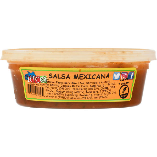 Dips Rico's Salsa, Mexicana hero