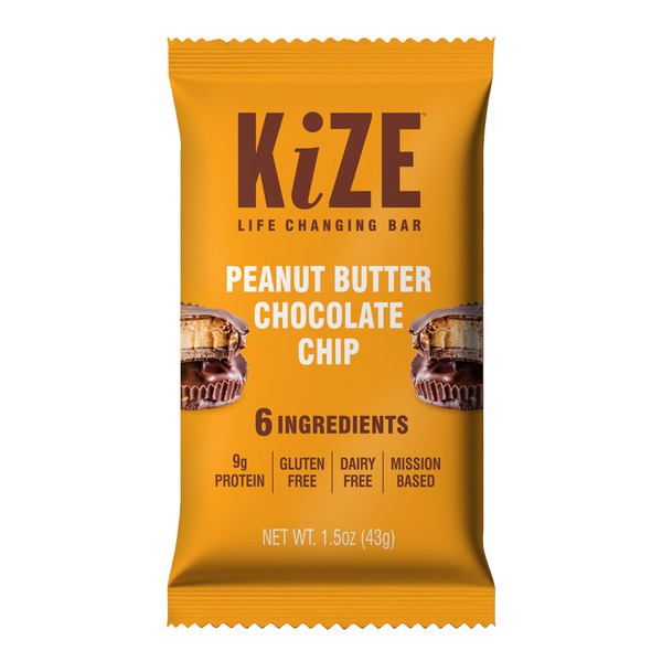 Energy & Granola Bars KiZE Bar Peanut Butter Chocolate Chip hero