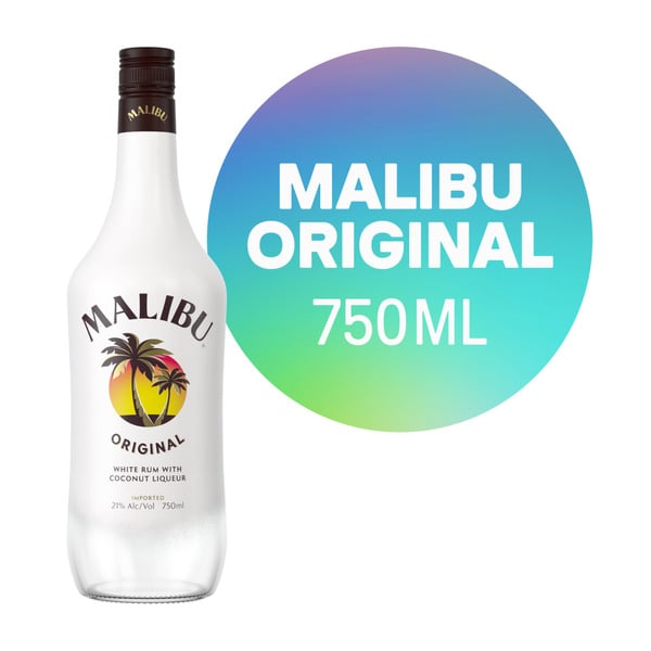 Spirits Malibu White Rum with Coconut Liqueur hero