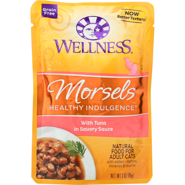 Cat Food & Care Wellness Healthy Indulgence Morsels hero