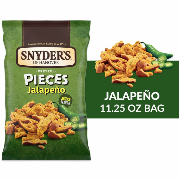 Chips & Pretzels Snyder's of Hanover Jalapeno Pretzel Pieces hero