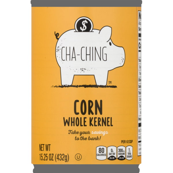 Canned & Jarred Vegetables Cha Ching Cha Ching Corn, Whole Kernel, Can hero